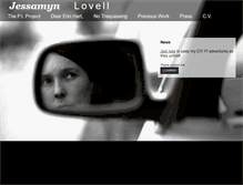 Tablet Screenshot of jessamynlovell.com